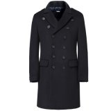 Men's Fashion Good Quality Classic Double Breasted Winter Woolen Coat