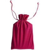 Drawstring Pink Velvet Pouch Jewelry Bag