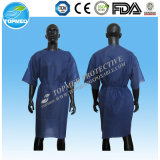 PP/ SMS/Microporous Non Woven Disposable Patient Gown