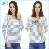 Fashion Striped Women Maternity T-Shirt