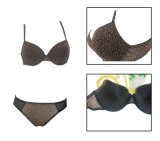 Latest Design Animal Print Bra and Panty for Ladies (EPB143)