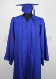 High School Graduation Cap and Gown Matte Royal Blue