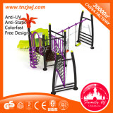 Purple Steel School Facilities Playground Children Outdoor Slide