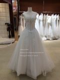 Aolanes Full Length Cap Sleeve Bridal Wedding Dresses