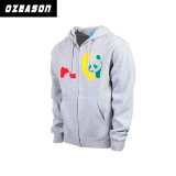 Wholesale Sublimation Gray Fleece Pullover Hoodies