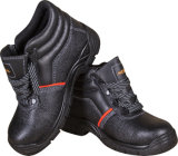 Cow Split Leather Anti-Smashing Steel Toe Cap Safety Shoes