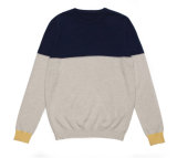 100%Cashmere Wholesale Round Neck Knitting Men Sweater