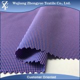 Polyester Nylon Spandex Checkered Plaid 4 Way Stretch Garment Fabric
