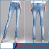 Light Blue Washed Women Demin Jeans Stretch Skinny (JC1217)