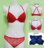 China Wholesale New Item Solid Color Lace Bra (EPB161)