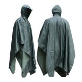 Customize Waterproof Polyester Camouflage PVC Rainwear