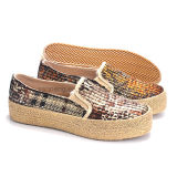 Women Hemp Rope Shoes with Platform Design