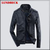 New Arrived Fashion PU Jacket for Men Casual Coat