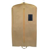 Pure Yellow Non Woven Cloth Coat Garment Bag