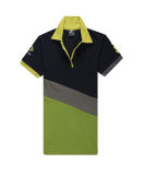 Combination Yellow Green and Black Polo Shirts