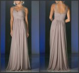 V-Neck Prom Evening Dress Chiffon Bridesmaid Dresses Z5088