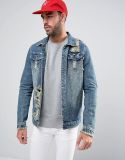 Men's Super Distressed Stone Jacket