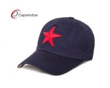 Navy 6 Panel Baseball Cap with Embroidery Customized