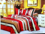 China Suppiler Home Textile King Size Polyester Custom Print Duvet Cover Colorful Cheap Bedding Set