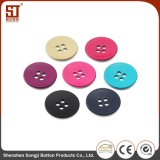 4-Hole Simple Round Metal Garment Button for Sweater