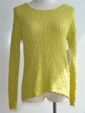 100%Cotton Young Ladies Knit Sweater Fashion Clothing