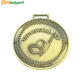 Wholesale 2D Metal Medal with Gold Plating
