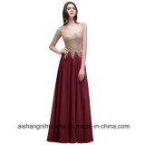 Women Long Evening Dresses Through Lace Evening Gowns Prom Dress