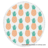 Pineapple Design Round Printed Beach Towel with High Quality