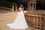 Short Sleeve Beading Wedding Dress Bridal Gown