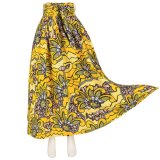 ODM Design African Print Kitenge Clothes Women Long Maxi Skirts