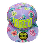 Fashion Floral Snapback Baseball Cap with Nice Logo Gjfp17112