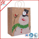 Christmas Gift Shopping Paper Bags with Twisted Handle