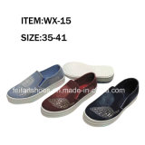 OEM Women Casual Shoes Inection Canvas Shoes Factory (FFWX-15)