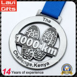 Top Quality Custom Silver 1000km Marathon Medal