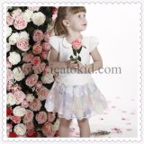 Newest Chiffon with 100%Cotton Lining Causal Girls Dress