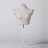 Lingerie Display Female Bust Mannequin with Metal Base