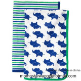 100% Cotton Printing Design of Baby Blanket with High Quality