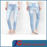 Light Blue Spring Sky Blue Scratch Gril Jeans (JC1163)