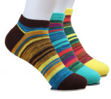 Women's Cotton Stripe Ankle Sports Socks (WA211)
