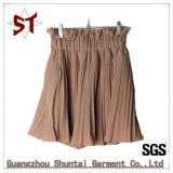 Custom Fashion Pleated Short Skirt with Pants Lining