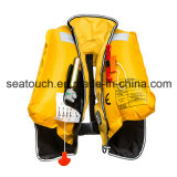 Customizable 150n 33G Inflatable Solas Ce Ec CCS Approval Automatic Life Jacket for Kids Swimming with Reflector