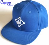 100% Cotton Blue Snapback Cap Hat Manufacturer