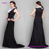 Sheath Column Evening Dress Sweep Brush Train Stretch Satin with Ruffles