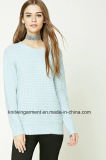 Classic Thick Needle Striped Turtleneck Women  Sweater (W18-346)