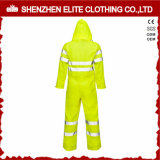 Custom Made Green Hi Vis Safety Workwear Coverall (ELTHVCI-7)