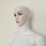 White Lifelike Make up PP Female Good Quality Mannequin