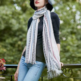 Women's Diamond Printing Long Knitted Shawl Scarf (SP283)