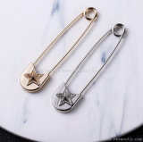 Fashion Five-Pointed Star Brooch Shawl Pins Latest Jewelry Bead Lapel