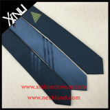 Mens Custom Jacquard Woven Silk Linen Skinny Ties Slim