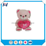 Cute Pink Bear with Heart Wholesale Baby Plush Toys Stuffed